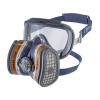Werkzeuge – Qualität für Profis Eine Atemschutzmaske in Blau und Grau mit zwei Filterkartuschen, einem klaren Gesichtsschutz und verstellbaren Kopfbändern ist für die Sicherheit ebenso wichtig wie der GVS Elipse SPR495 A2P3 Atemschutz gegen Gase und Dämpfe (Größe S/M) zum Schutz vor Gasen und Dämpfen. Jetzt kaufen