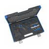 Werkzeuge – Qualität für Profis Hartschalen-Werkzeugkoffer mit verschiedenen kleinen Werkzeugen und Komponenten, sauber angeordnet in Aussparungen, mit schwarz-blauer Außenseite und Schaumstoffpolsterung im Deckel – ideal zur Aufbewahrung Ihres Condor Motoreinstell-Werkzeug-Satzes, Fiat FIRE EVO2. Jetzt kaufen