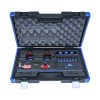 Werkzeuge – Qualität für Profis Condor Motoreinstell-Werkzeug-Satz, Mercedes 1,6 und 2,0 L, mit roten und schwarzen Metallkomponenten, sorgfältig angeordnet in Schaumstofffächern in einem robusten blau-schwarzen Tragekoffer. Ideal für alle, die einen kompletten Werkzeugsatz für Heimprojekte kaufen möchten. Jetzt kaufen