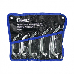 Condor Starter- und Blockschlüssel-Satz, 5-tlg., 10-19 mm
