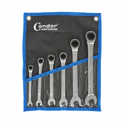 Condor Ratschen-Ring / Gabelschlüssel-Satz, 6-tlg., 8-19 mm