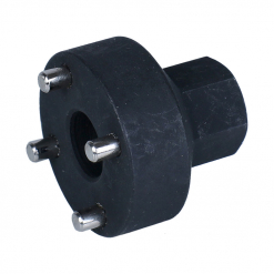 Werkzeuge – Qualität für Profis Ein schwarzes Metallwerkzeug aus den „Condor Lichtmaschinen-Einsätzen, 13-tlg.“ Set mit vier hervorstehenden Stiften und einem zentralen Gewindeloch, ideal für Liebhaber von Elektrowerkzeugen günstig. Jetzt kaufen