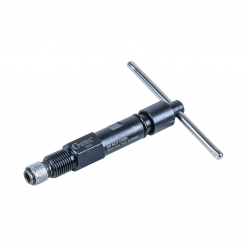 Werkzeuge – Qualität für Profis Nahaufnahme eines Condor Hydraulik-Bördelgeräts mit Spannbackengrößen 4,75/5,00/6,00 mm und einem T-Griff mit der Aufschrift „DO NOT OVER-TIGHTEN THE GRIP“. Ideal für Heimwerker, die Werkzeuge kaufen und zu ihrer Bohrmaschine für Heimwerker-Sammlung hinzufügen möchten. Jetzt kaufen