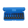 Werkzeuge – Qualität für Profis Dieser Condor Kraftsteckschlüssel-Satz umfasst ein blaues Kunststoffetui mit neun schwarzen Innensechskant-Bitschlüsseln von 4 bis 19 mm, ideal für Ihre Heimwerkstatt. Jetzt kaufen