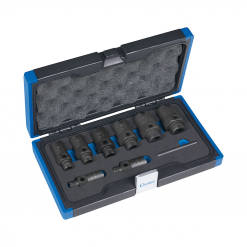 Werkzeuge – Qualität für Profis Dieser anspruchsvolle Condor Gewinde-Reparatur-Satz, ein 9-teiliger Satz für Innen- und Außengewinde von M14-28, wird in einem eleganten schwarz-blauen Koffer mit Schaumstoffauskleidung geliefert und ist somit die ideale Wahl für Profis auf der Suche nach hochwertigen Werkzeugsätzen. Jetzt kaufen