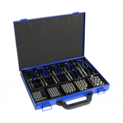 Werkzeuge – Qualität für Profis Der Gewinde-Reparatur-Satz von Condor, ein umfassendes 130-teiliges Set, ist ideal für alle, die eine geordnete Sammlung mit verschiedenen Werkzeugen wie Schraubendrehern, Schraubenschlüsseln und Steckschlüsseleinsätzen kaufen möchten. Jetzt kaufen