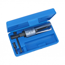 Werkzeuge – Qualität für Profis Dieser blaue Kunststoffkoffer enthält ein Kettentrennwerkzeug mit T-Griff sowie zusätzliche Kleinteile und ist damit eine ausgezeichnete Wahl für alle, die *Profi-Werkzeuge kaufen* möchten. Perfekt geeignet für Heimwerker, die Qualität und Präzision in ihrem Werkzeugkasten schätzen. Jetzt kaufen