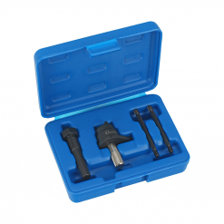 Werkzeuge – Qualität für Profis Ein blauer Kunststoffkoffer mit dem Condor Motoreinstell-Werkzeug-Satz, VAG 1.2 TFSI, der sich perfekt für alle eignet, die einen Werkzeugsatz kaufen möchten. Er enthält ein Mittelteil und zwei längliche Instrumente, ideal für jeden Heimwerker. Jetzt kaufen