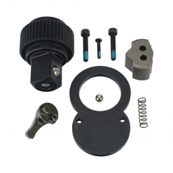 Werkzeuge – Qualität für Profis Entdecken Sie den Condor Drehmomentschlüssel Profi 3/8", 10-50 Nm – eine perfekte Kollektion für Werkzeugliebhaber. Sie umfasst Schrauben, eine Feder, einen Knopf, einen Schwenkhebel, einen runden Rahmen und einen Metallblock auf weißem Hintergrund. Jetzt kaufen