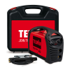 Werkzeuge – Qualität für Profis Das 230-V-Schweißgerät TELWIN FORCE 195 in Rot und Schwarz wird mit Kabeln, Klemmen und einem praktischen schwarzen Tragekoffer mit der Aufschrift Telwin geliefert. Es ist ideal für alle, die Wert auf Qualität legen. Elektrowerkzeuge günstig. Jetzt kaufen