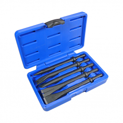 Werkzeuge – Qualität für Profis Der übersichtlich gestaltete blaue Koffer mit dem Condor Meißel-Satz 5-tlg., ausgelegt für DL-Meißelhämmer mit 10 mm Durchmesser, ist ideal für alle, die professionelle schwarze Meißel und Durchschläge kaufen möchten. Jetzt kaufen