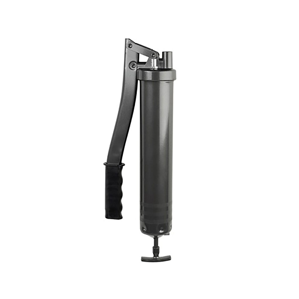 Werkzeuge – Qualität für Profis Die Pressol Standardfettpresse-HHFP, M 10 x 1 ist eine schwarze manuelle Fettpresse mit Pumpgriff und strukturiertem Griff, die sich ideal zum Schmieren eignet. Kombinieren Sie sie mit Ihrem Schraubenschlüssel-Set kaufen, um ein komplettes Toolkit zu erhalten, das sich perfekt für jede Wartungsaufgabe eignet. Jetzt kaufen