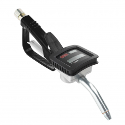 Werkzeuge – Qualität für Profis Wir präsentieren das Pressol Ölsystem-SR-NEF-EZP-SAR-O, SRL 860/1600-WM-HZ-AR-AAS – eine digitale Zapfpistole mit Display und ergonomischem Griff, ideal für Profis, die hochwertige Werkzeuge wie einen Schraubenschlüsselsatz suchen. Auf weißem Hintergrund dargestellt. Jetzt kaufen