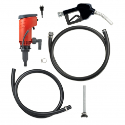 Werkzeuge – Qualität für Profis Pressol PREMAxx 52 l/min, 230 V-1~AC-50 Hz-EUS-ZVAD-4 m Kraftstoff-Transferpumpen-Set mit roter Pumpe, schwarzer Düse, Schläuchen, Metallrohr und Klemme – ideal für alle, die gerne Werkzeug für eine effiziente und reibungslose Kraftstoffhandhabung kaufen. Jetzt kaufen