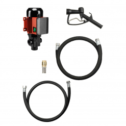 Werkzeuge – Qualität für Profis Wir präsentieren den Pressol ROTAxx 60 l/min-230 V-1~AC, 50 Hz-EUS-ZVPP-4 m: ein Kraftstoff-Transferpumpen-Kit, das schwarze Schläuche, eine Düse, einen Anschluss und eine rote und schwarze Pumpe enthält. Ideal für Heimwerker, die Wert auf hochwertige Werkzeuge legen. Kombinieren Sie es mit Ihrem nächsten Kauf einer Bohrmaschine für Heimwerker für eine effiziente und zuverlässige Einrichtung. Jetzt kaufen