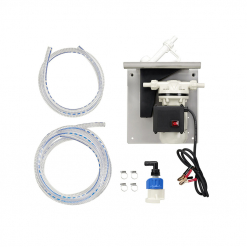 Werkzeuge – Qualität für Profis Preisgünstige Pressol Urea-Elektromembranpumpe-30 l/min-7,9 gpm-24 V-DC, komplett mit montierter Pumpe, zwei Spiralschläuchen, vier Klemmen, einem kleinen blau-weißen Ventil und Elektrokabeln mit Klemmen – ideal für Werkzeugsuchende mit kleinem Budget. Jetzt kaufen