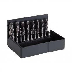 Werkzeuge – Qualität für Profis Die VÖLKEL Spiralbohrerbits-Box mit HSS-Metallbohrern von 1,0 bis 10,0 mm wird in einem schwarzen Koffer geliefert und ist eine ideale Wahl für alle, die in Profi-Werkzeuge kaufen möchten. Jetzt kaufen