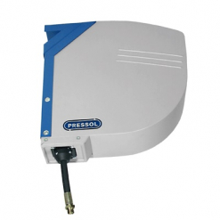 Werkzeuge – Qualität für Profis Pressol Schlauchaufroller-Diesel/Heizöl mit GDI-D-60 bar-DN 16-8 m Schlauch, konzipiert für die Wandmontage mit blau-weißem Gehäuse, komplett mit Schlauch und Düse. Perfekt für alle, die Wert auf hochwertige Werkzeuge legen; kombinieren Sie es mit einem Profi Werkzeuge kaufen Set, um alle Ihre Projektanforderungen zu erfüllen. Jetzt kaufen