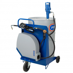 Werkzeuge – Qualität für Profis Das Pressol Ölsystem-FB-NEF-PNP 3:1-SAR-GDA im blau-grauen Design mit Schlauch, Digitalanzeige und Rädern ergänzt Ihre Werkzeugsammlung optimal. Für alle, die Wert auf die Anschaffung professioneller Werkzeuge legen, ist es die ideale Ergänzung zu einem Akkuschrauber-Set oder einer Bohrmaschine für Heimwerker. Jetzt kaufen