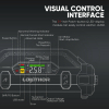 Werkzeuge – Qualität für Profis Diagramm einer Lokithor JA302 multifunktionalen 4-in-1-Starthilfegerät-Power-Booster-Bedienoberfläche mit hervorgehobenen Funktionen wie dem Einschaltknopf, der LED-Anzeige, der Druckeinstellung und verschiedenen Anzeigen, einschließlich einer Warnung bei Anormalitäten und Batterieleistung – ideal für alle, die Profi-Werkzeuge kaufen möchten. Jetzt kaufen
