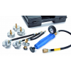 Werkzeuge – Qualität für Profis Der Kühlsystem-Prüfkoffer für Pkw mit 6 Adaptern - LR 230, der ein Manometer, Schläuche, verschiedene Metalladapter und eine schwarze Tragetasche enthält, ist das ideale Schraubenschlüssel-Set zum Kaufen für jeden Heimwerker. Jetzt kaufen