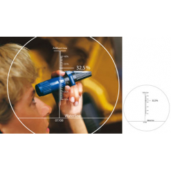 Werkzeuge – Qualität für Profis Um die Konzentration einer Flüssigkeit zu messen, kann man das „Refraktometer zur Messung der Harnstoff-Konzentration/AdBlue®* – RFM 03_%AB“ verwenden, das auf der Skala genau 32,5 % anzeigt. Wenn Sie Präzision und Genauigkeit wie bei der Verwendung erstklassiger Werkzeuge wünschen, sollten Sie Optionen wie Profi Werkzeuge kaufen in Betracht ziehen, um Ihren Werkzeugkasten zu erweitern. Jetzt kaufen
