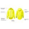 Werkzeuge – Qualität für Profis Wir präsentieren die RainRider Fahrrad Regenjacke Damen/Herren Segeljacke S, eine leuchtend gelbe Regenjacke mit Kapuze, reflektierenden Streifen, Belüftungsreißverschlüssen, elastischen Bündchen und einer Gesäßtasche. Perfekt, um Sie bei Heimwerkerprojekten wie der Verwendung eines Akkuschrauber-Sets trocken zu halten. Auf den Etiketten sind Designdetails und Materialien in deutscher Sprache angegeben. Jetzt kaufen