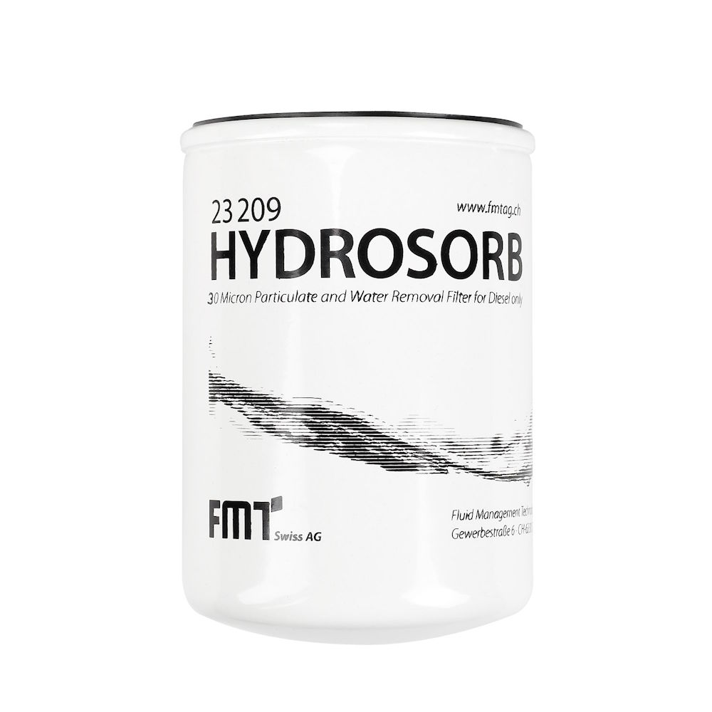 Werkzeuge – Qualität für Profis Ein weißer zylindrischer Pressol Diesel-Wechselfilter, Modell 23209, hat eine Durchflussrate von 100 l/min und trennt Wasser von Dieselölen mit effektiver Partikelentfernung. Jetzt kaufen