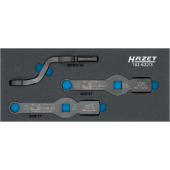 HAZET Schlag-Ringschlüssel Satz 163-622/3 ∙ 1/2 Zoll (12,5 mm) Vierkant, 3/4 Zoll (20 mm) Vierkant