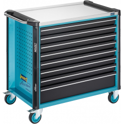 HAZET Werkstattwagen Assistent 179NXXL-8D ∙ L x B x H: 1133 mm x 642 mm x 1020 mm