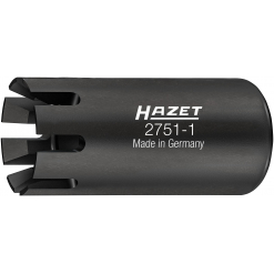 HAZET Turbolader Steckschlüsseleinsatz ∙ 1/4 Zoll (6,3 mm) Vierkant