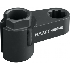 HAZET Abgassonden Einsatz 4680-10 ∙ 1/2 Zoll (12,5 mm) Doppel-Vierkant