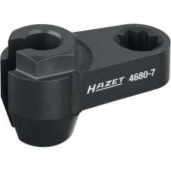HAZET Abgassonden Einsatz 4680-7 ∙ 1/2 Zoll (12,5 mm) Doppel-Vierkant