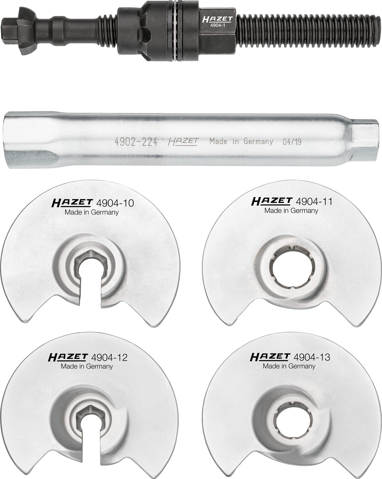 HAZET Universal Innenfederspanner Satz 4904/6 ∙ 6-teilig