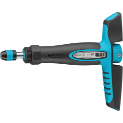 HAZET Drehmomentschraubendreher mit Quergriff 6005CT-100 ∙ 1/4 Zoll (6,3 mm) Sechskant