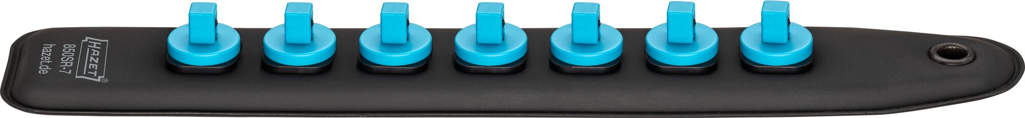 HAZET SmartRail mit 7 Steckplätzen 850SR-7 ∙ 1/4 Zoll (6,3 mm) Vierkant