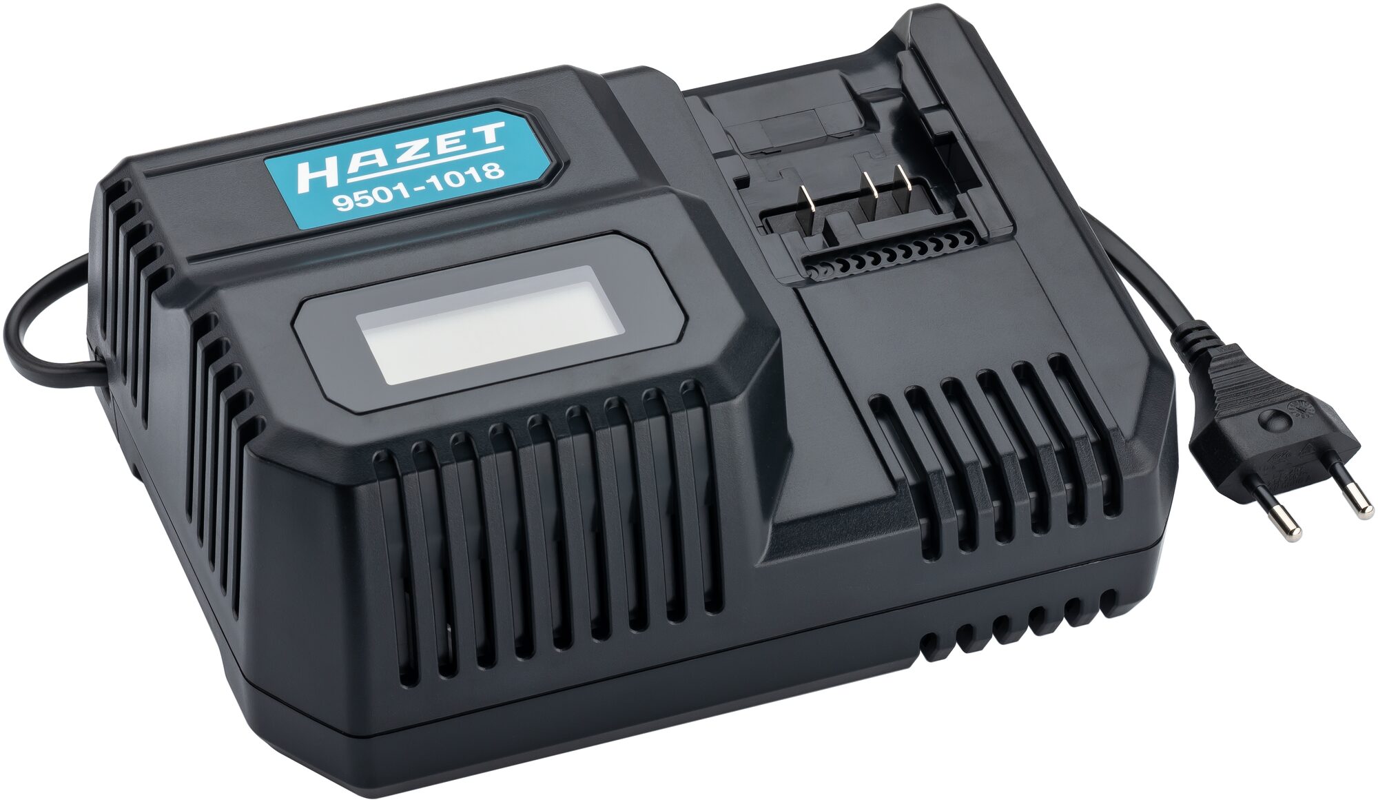 HAZET Schnell-Ladegerät für 18 Volt Akkus 9501-1018 ∙ L x B x H: 205 mm x 150 mm x 80 mm