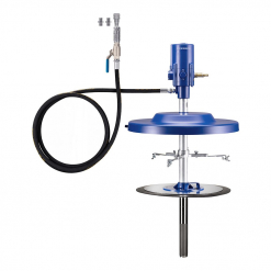 Werkzeuge – Qualität für Profis Das PRESSOL Fettsystem LubeFILL 10 PRO ist mit einem blauen Motor, einem Schlauch und einer Mischwelle aus Metall ausgestattet und für das effiziente Mischen von Flüssigkeiten in großen Behältern konzipiert. Jetzt kaufen