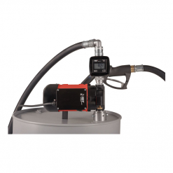 Werkzeuge – Qualität für Profis Das PRESSOL Ölsystem mit digitalem Messgerät und Zapfpistole ist auf einem Metallfass montiert und mit einem Schlauch zur Flüssigkeitsabgabe ausgestattet. Jetzt kaufen