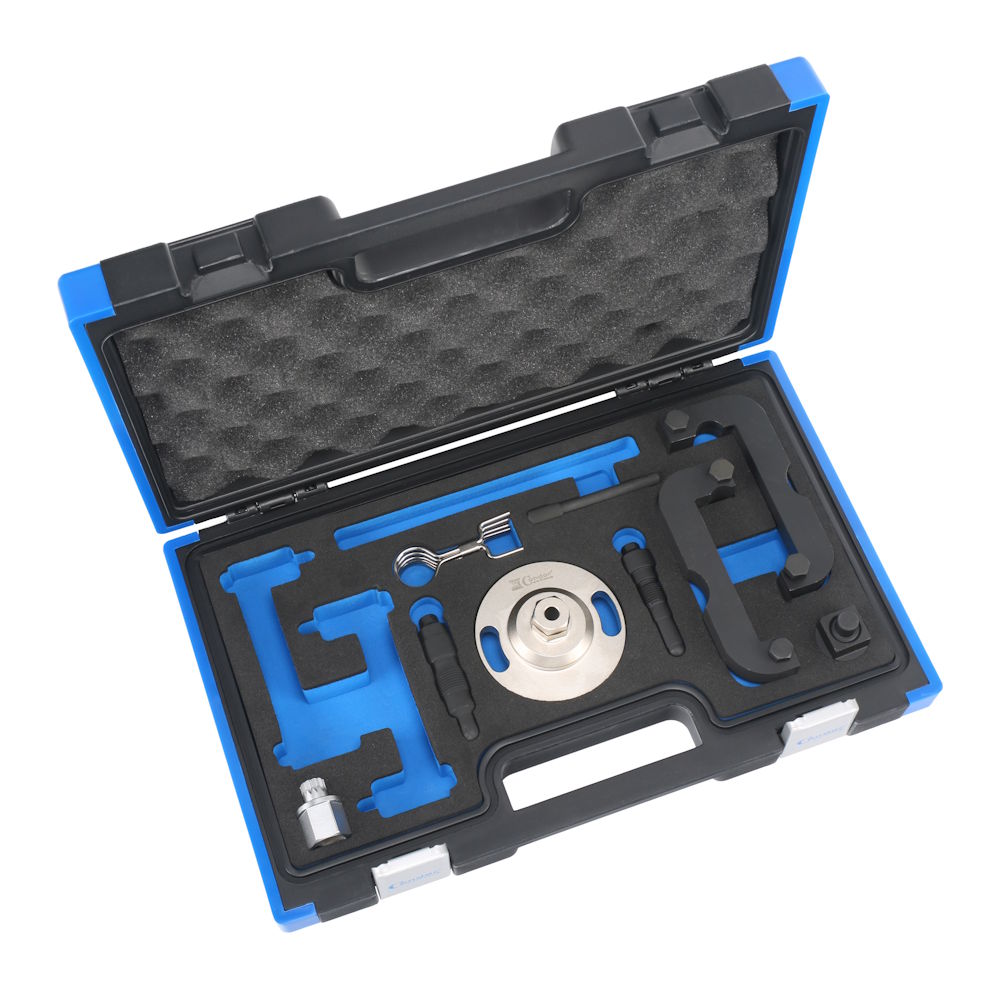 Werkzeuge – Qualität für Profis In einem blau-schwarzen Kunststoffkoffer mit Schaumstoffeinlagen ist der Condor Motoreinstell-Werkzeug-Satz, VAG FSI / RS, sicher untergebracht. Jetzt kaufen