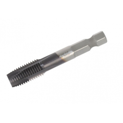 Werkzeuge – Qualität für Profis Der Völkel HexTap VX Schlag-Gewindebohrer-Bit mit 11-mm-Sechskantaufnahme – M 12 x 1,75 ist ein Metallgewindebohrer mit Spiralnuten und Sechskantschaft, der zum Schneiden von Innengewinden in Werkstoffen konzipiert ist. Jetzt kaufen