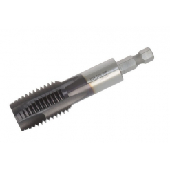 Werkzeuge – Qualität für Profis Der Völkel HexTap VX Schlaggewindebohrer-Bit mit 11-mm-Sechskantaufnahme – M 22 x 2,5 ist ein Metallgewindebohrer mit geraden Nuten und Sechskantschaft, der zum Schneiden von Innengewinden in Bohrungen konzipiert ist. Jetzt kaufen