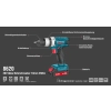 Ronix 8620 Akku-Schlagbohrschrauber 20 V 10 mm 35 Nm – Bild 4