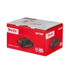 Werkzeuge – Qualität für Profis Rote und weiße Verpackung für einen Ronix 20 V, 2,0 Ah Li-Ionen-Akku, Modell 8690, mit Produktabbildungen und Markenlogos auf der Verpackung. Jetzt kaufen