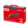 Werkzeuge – Qualität für Profis Rote und schwarze Ronix-Verpackung mit einem bürstenlosen 20-V-Mini-Winkelschleifer, Modell 8680, mit auf der Verpackung abgebildeter Tragetasche. Jetzt kaufen