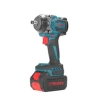 Werkzeuge – Qualität für Profis Ronix 8655 Akku-Schlagschrauber 20 V Brushless mit schwarzem, türkisfarbenem und rotem Gehäuse, Auslösegriff und zwei wiederaufladbaren 4-Ah-Akkus. Jetzt kaufen