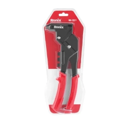 Werkzeuge – Qualität für Profis RONIX RH-1611 Handnietzange, 360°-Handnieter mit schwenkbarem Kopf und roten Griffen, verpackt in einer versiegelten Kunststoff-Blisterverpackung. Jetzt kaufen